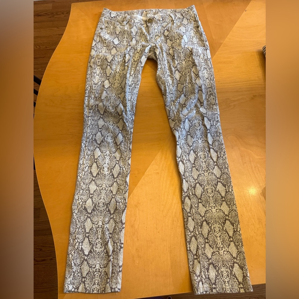 Vintage Mudd Snakeskin Print Pants